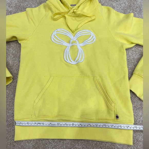 TNA BALTIC LOGO YELLOW HOODIE SIZE XS - Picture 11 of 12